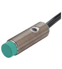 Pepperl&plus;Fuchs Inductive Proximity Stainless Steel Barrel Sensor; 12mm; Non-Embeddable; 10-60VDC; NO; PNP; 2m Potted Cable